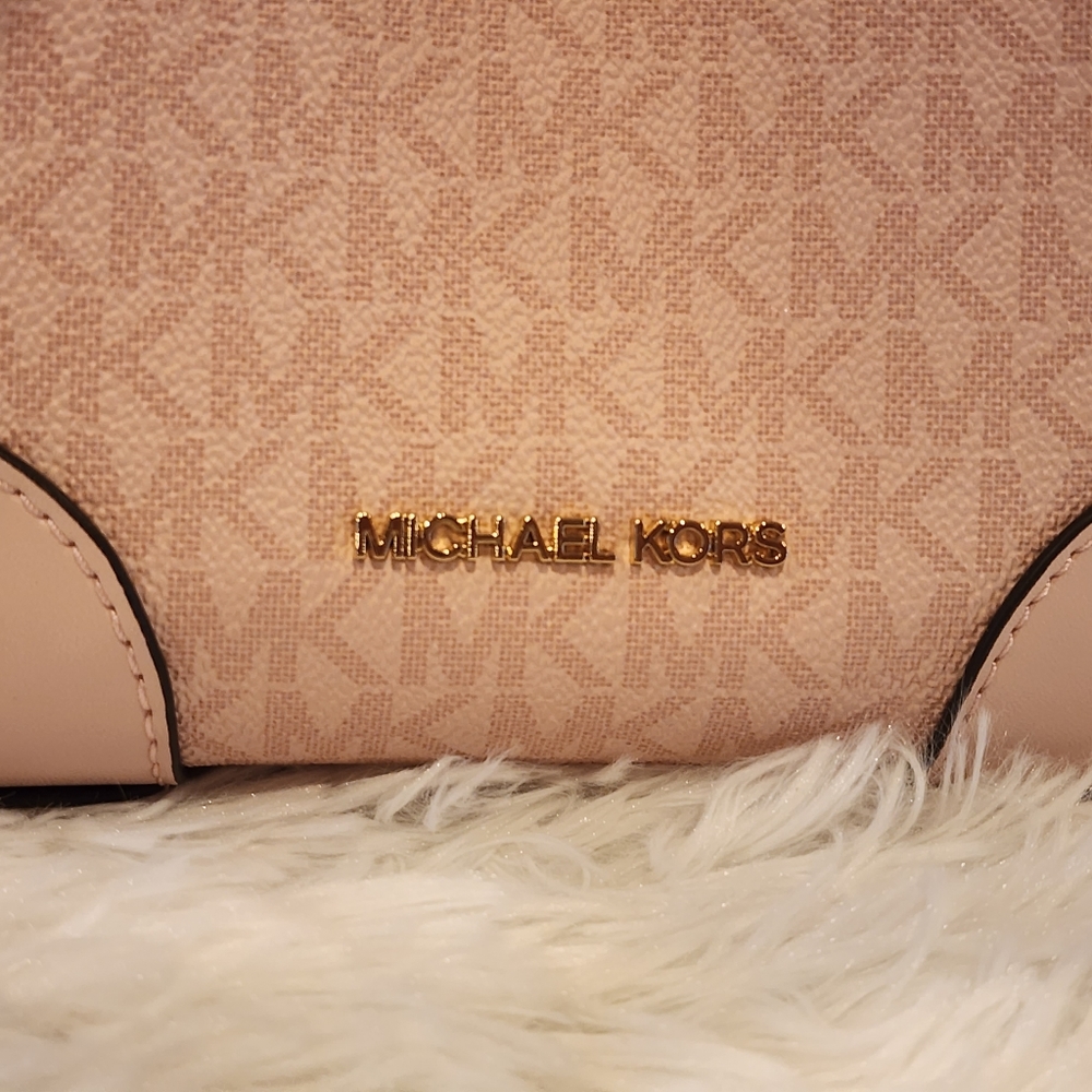 MICHAEL KORS SMALL MERCER BUCKET BAG/DK PWDR BLSH - Picture 4 of 17